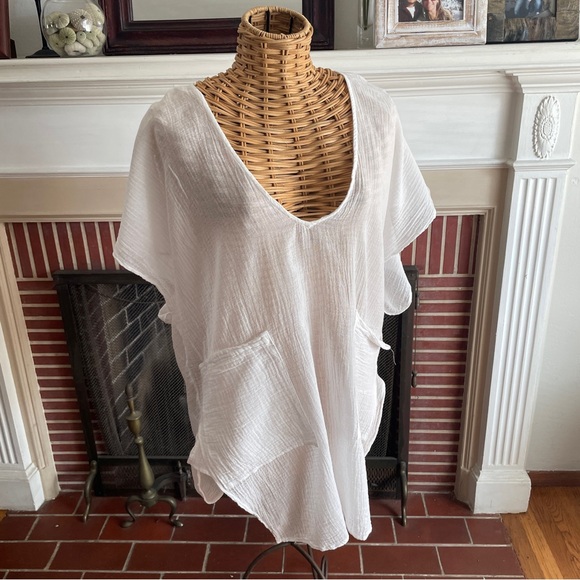 Jens Pirate Booty sheer white kaftan o/S - Picture 2 of 9